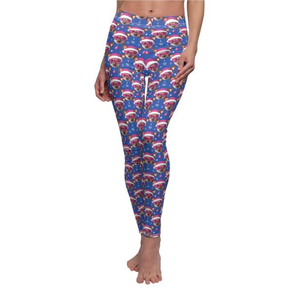 Christmas themed Women's Cut & Sew Casual Leggings (AOP) - Image 5