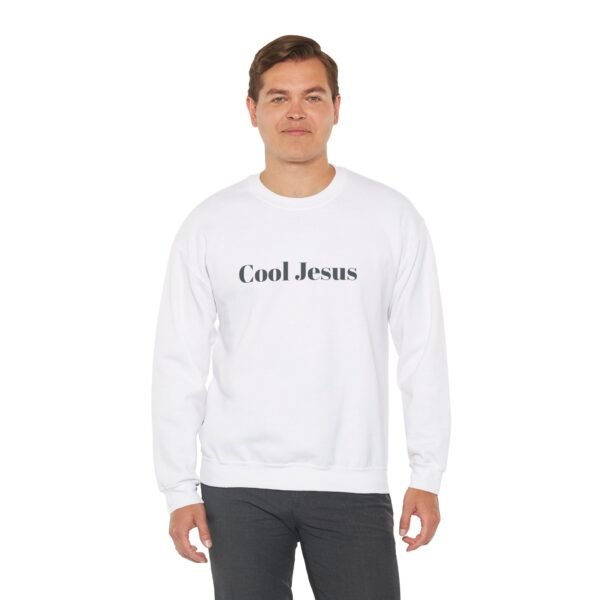 Cool Jesus Unisex Heavy Blend™ Crewneck Sweatshirt - Image 6
