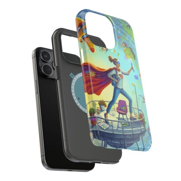 Chic CEO of Chaos Mom Themed Magnetic Tough Cases Iphone, Business Woman Gift, Boss Lady Phone Cover, Career Mom Accessory, Mother's Day - Image 114