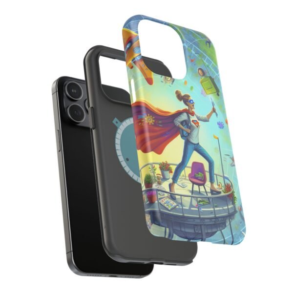 Chic CEO of Chaos Mom Themed Magnetic Tough Cases Iphone, Business Woman Gift, Boss Lady Phone Cover, Career Mom Accessory, Mother's Day - Image 119
