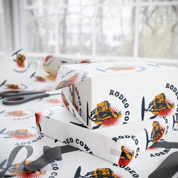 Wrapping Paper Set - Cowboy Theme for Boys, Christmas Gift Wrap, Holiday Packaging Supplies, Festive Gift Wrapping Accessory, Kids Present - Image 30