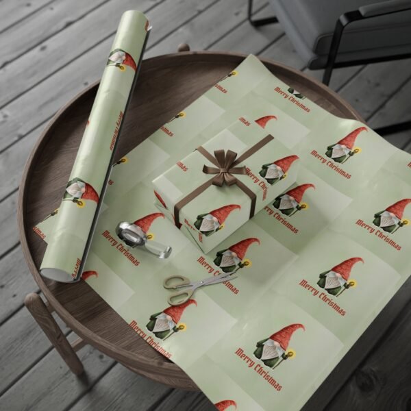 Gnome Christmas Wrapping Papers, Funny Holiday Gift Wrap, Festive Xmas Packaging Sheets, Cute Winter Present Wrap, Seasonal Decor Supplies - Image 22
