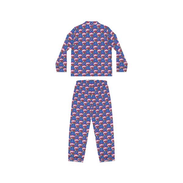 Christmas Themed Women's Satin Pajamas (AOP) - Image 2