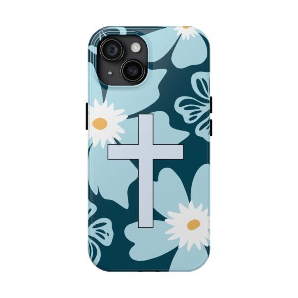 Faith Themed Phone Case, Christian Protective Cover, Religious iPhone 15 Case, Inspirational Tough Case, Believer Gift, Prayer Phone