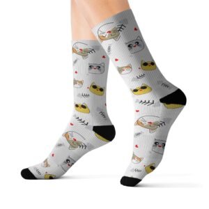 Cool Cat Sublimation Socks