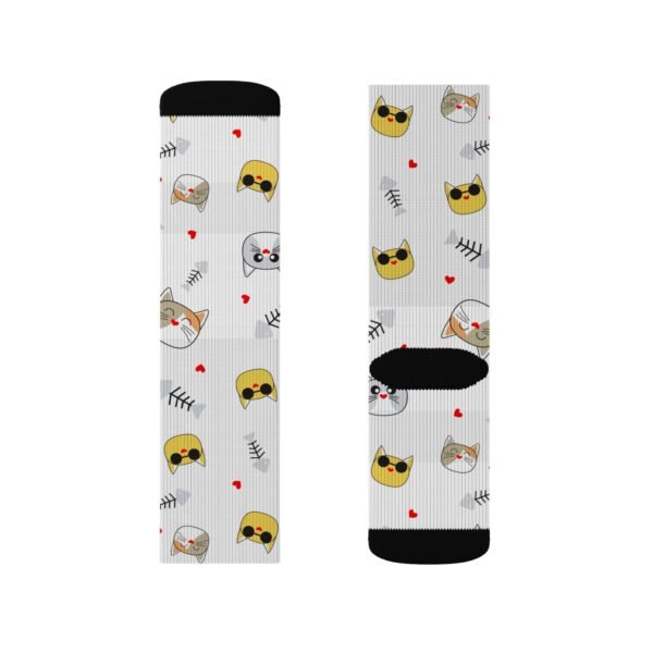Cool Cat Sublimation Socks - Image 11