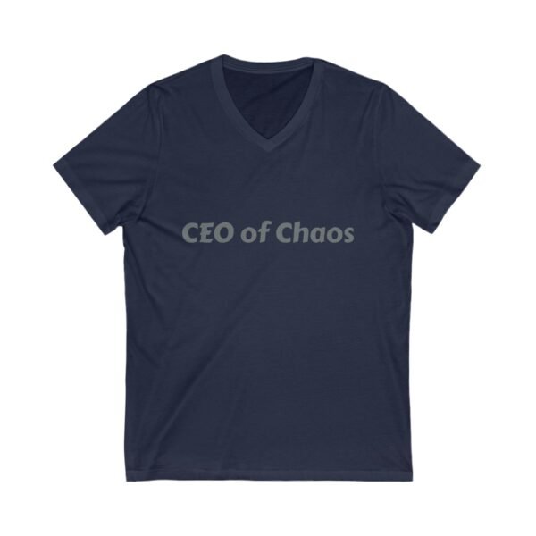 Chaos Mom CEO V-Neck Tee, Unisex Shirt, Funny Mom Tee, Gift for Moms, Chaos Theme Shirt, Mother's Day Gift - Image 11