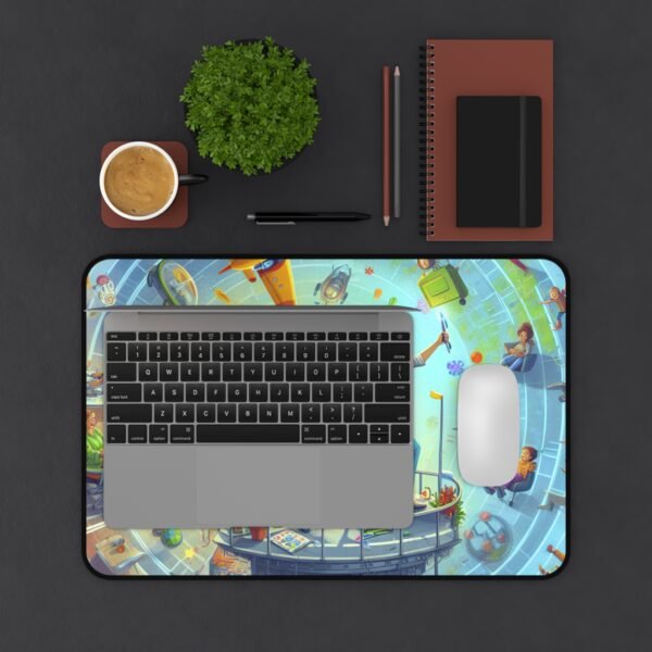 CEO of Chaos Mom Themed Desk Mat, Funny Office Desk Mat, Boss Lady Work Decor, Feminist Mouse Pad, Executive Office Gift - Image 3