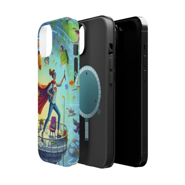Chic CEO of Chaos Mom Themed Magnetic Tough Cases Iphone, Business Woman Gift, Boss Lady Phone Cover, Career Mom Accessory, Mother's Day - Image 12