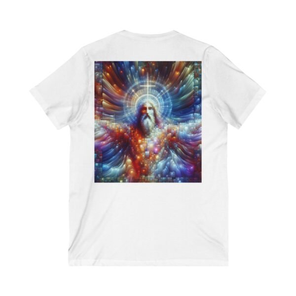 Cool Jesus Unisex Jersey Short Sleeve V-Neck Tee - Image 4