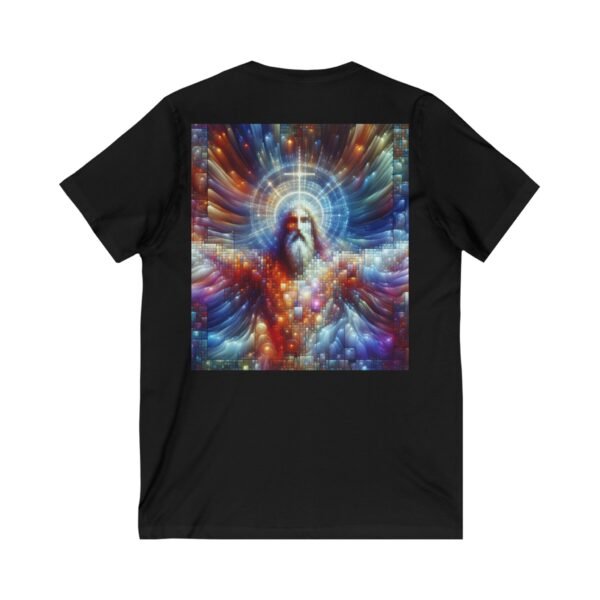 Cool Jesus Unisex Jersey Short Sleeve V-Neck Tee - Image 6