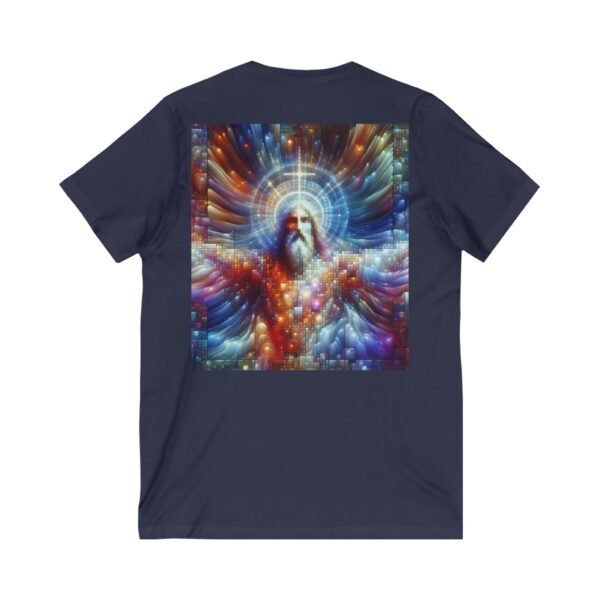 Cool Jesus Unisex Jersey Short Sleeve V-Neck Tee - Image 2