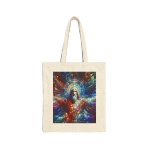 Cool Jesus Cotton Canvas Tote Bag