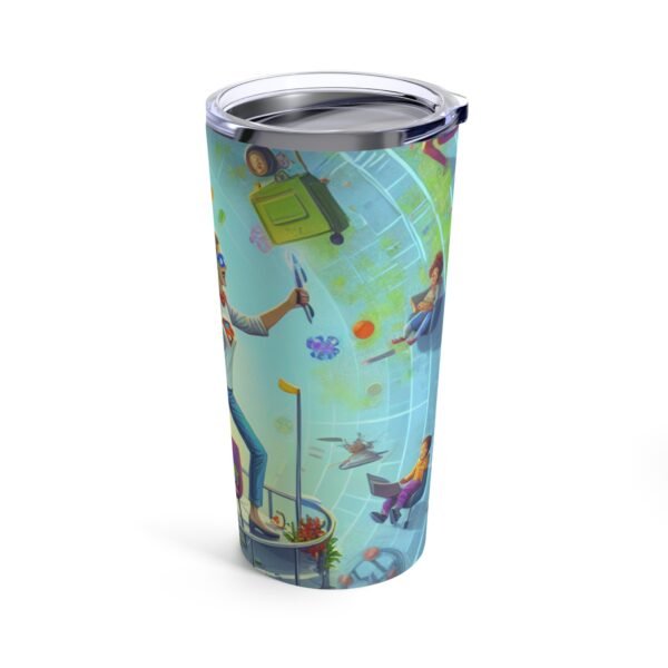 Chaos CEO Mom Tumbler 20oz, Mother's Day Gift, Funny Mom Cup, Boss Lady Drinkware, Mompreneur Gift, Chaos Coordinator Mug - Image 4