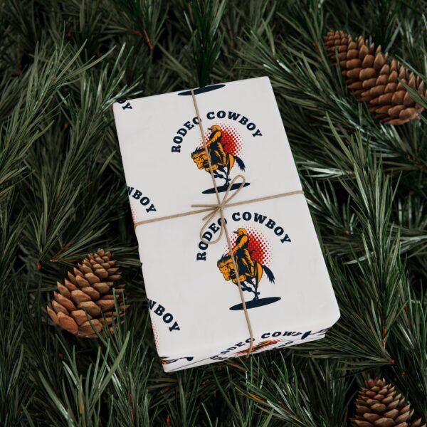 Wrapping Paper Set - Cowboy Theme for Boys, Christmas Gift Wrap, Holiday Packaging Supplies, Festive Gift Wrapping Accessory, Kids Present - Image 35