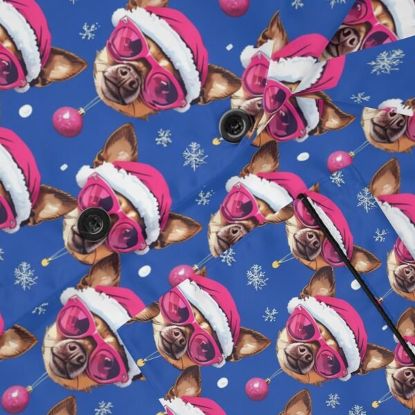 Christmas Themed Women's Satin Pajamas (AOP) - Image 7
