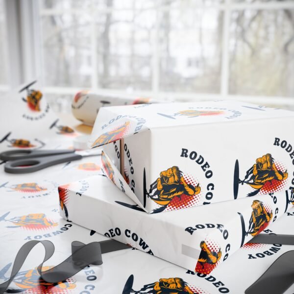 Wrapping Paper Set - Cowboy Theme for Boys, Christmas Gift Wrap, Holiday Packaging Supplies, Festive Gift Wrapping Accessory, Kids Present - Image 12