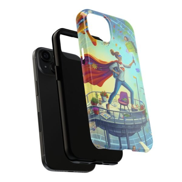 Mom CEO of Chaos Tough Phone Cases, Mother's Day Gift, Protective Phone Cover, Funny Mom Phone Case, iPhone 15 Case - Image 4