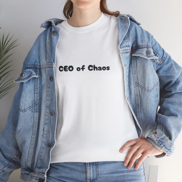 CEO of Chaos Mom Themed Unisex Tee, Funny Mother's Day Gift, Parenting Shirt, Mom Life Tee, Chaos Coordinator Shirt, Gift for Mom - Image 50