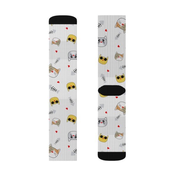 Cool Cat Sublimation Socks - Image 4