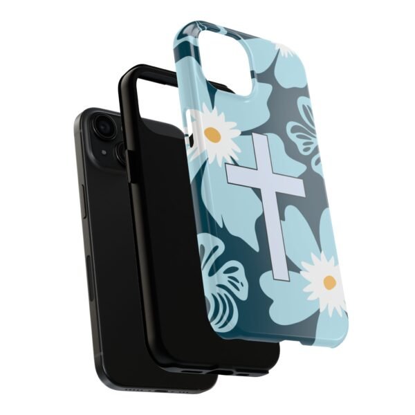 Faith Themed Phone Case, Christian Protective Cover, Religious iPhone 15 Case, Inspirational Tough Case, Believer Gift, Prayer Phone - Image 4