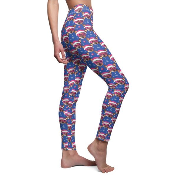 Christmas themed Women's Cut & Sew Casual Leggings (AOP) - Image 6