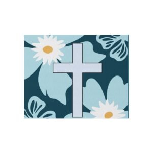 Faith Themed Outdoor Rug, Christian Decor Floor Mat, Religious Entryway Carpet, Inspirational Patio Rug, Outdoor Faith Area Rug