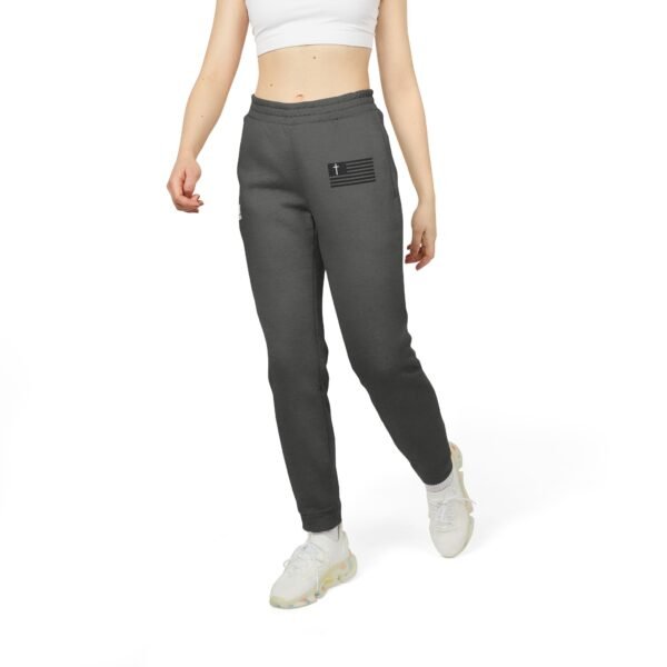 Christian Patrotic adidas Unisex Fleece Joggers - Image 7