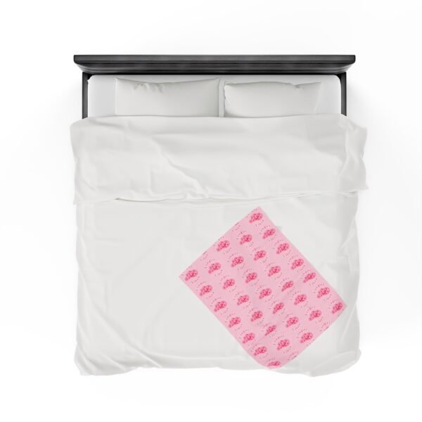 Cowgirl Velveteen Blanket, Pink Plush Throw for Girls - Western Theme Cozy Bedding, Home Decor, Gift Idea, Cowgirl Bedroom Decor, Kids - Image 16