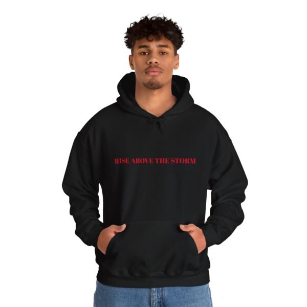 RISE ABOVE THE STORM Unisex Heavy Blend™ Hooded Sweatshirt - Image 7