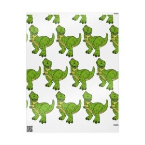 Dinosaur Wrapping Papers - Christmas Gift Wrapping, Holiday Gift Wrap, Festive Present Wrapping, Unique Gift Wrap, Cute Dino Wrapping Paper