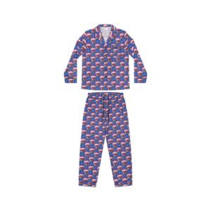 Christmas Themed Women's Satin Pajamas (AOP)