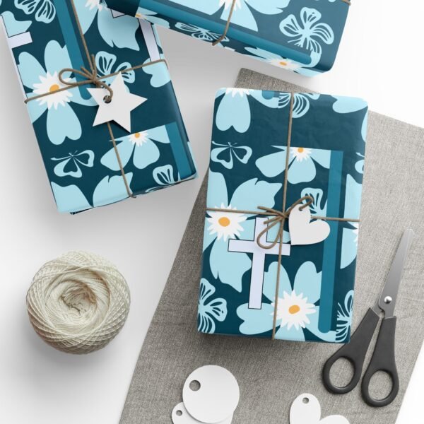 Christmas Faith Themed Wrapping Papers, Holiday Gift Wrap, Religious Present Packaging, Xmas Decorative Paper, Christian Occasion Supplies - Image 21