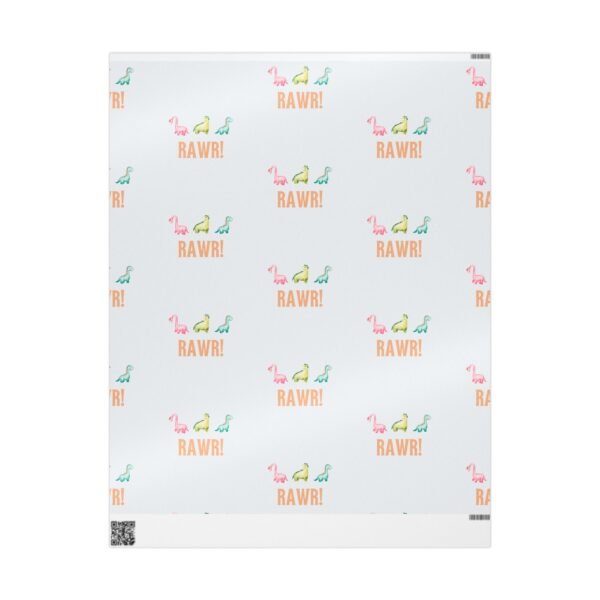 Dino Wrapping Papers, Rawr Theme, Birthday Christmas Gift Wrap Roll, Cute Dinosaurs Party Favors, Holiday Presents Packaging, Kids Crafts - Image 7