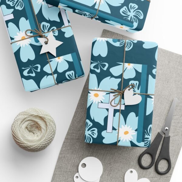 Christmas Faith Themed Wrapping Papers, Holiday Gift Wrap, Religious Present Packaging, Xmas Decorative Paper, Christian Occasion Supplies - Image 33