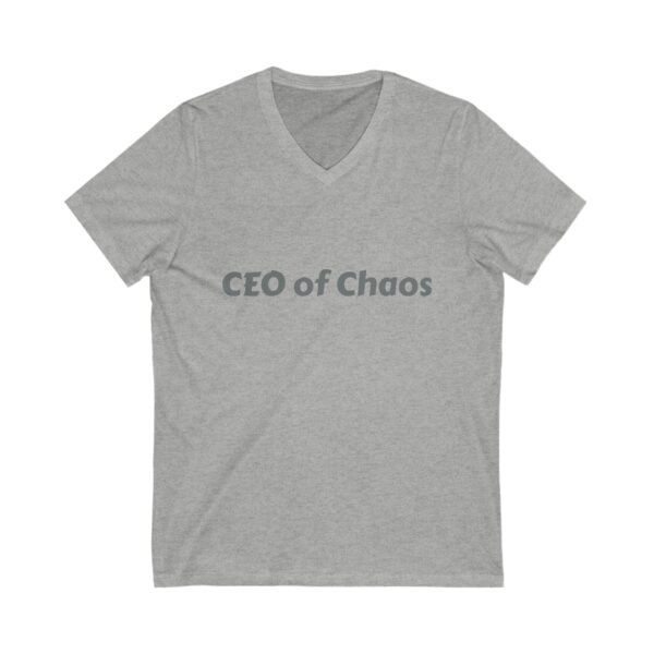 Chaos Mom CEO V-Neck Tee, Unisex Shirt, Funny Mom Tee, Gift for Moms, Chaos Theme Shirt, Mother's Day Gift - Image 7