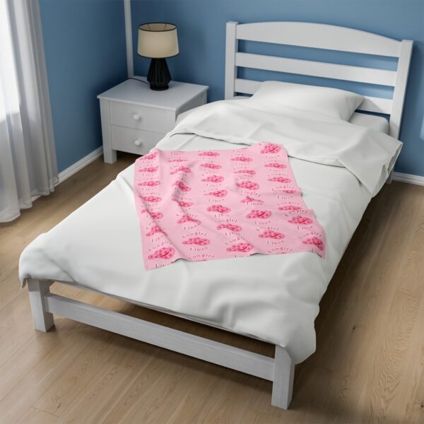 Cowgirl Velveteen Blanket, Pink Plush Throw for Girls - Western Theme Cozy Bedding, Home Decor, Gift Idea, Cowgirl Bedroom Decor, Kids - Image 11