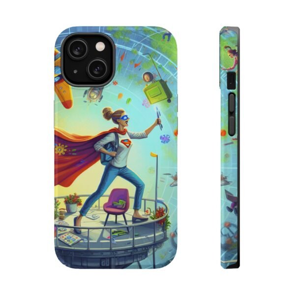 Chic CEO of Chaos Mom Themed Magnetic Tough Cases Iphone, Business Woman Gift, Boss Lady Phone Cover, Career Mom Accessory, Mother's Day - Image 6