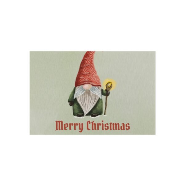 Christmas Gnome Outdoor Rug, Holiday Door Mat, Festive Xmas Area Rug, Winter Garden Decor, Seasonal Patio Carpet - Image 13