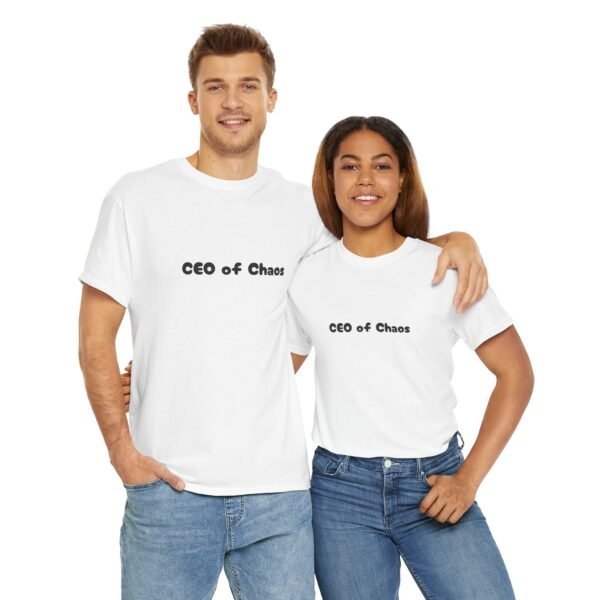 CEO of Chaos Mom Themed Unisex Tee, Funny Mother's Day Gift, Parenting Shirt, Mom Life Tee, Chaos Coordinator Shirt, Gift for Mom - Image 51