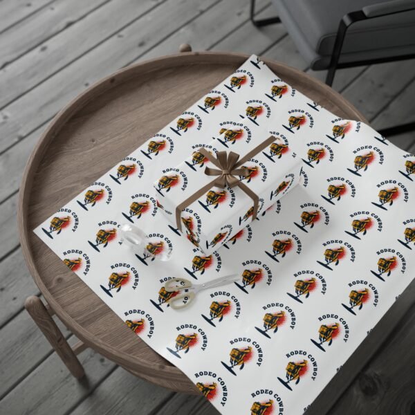 Wrapping Paper Set - Cowboy Theme for Boys, Christmas Gift Wrap, Holiday Packaging Supplies, Festive Gift Wrapping Accessory, Kids Present - Image 10
