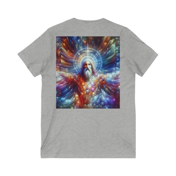 Cool Jesus Unisex Jersey Short Sleeve V-Neck Tee - Image 8