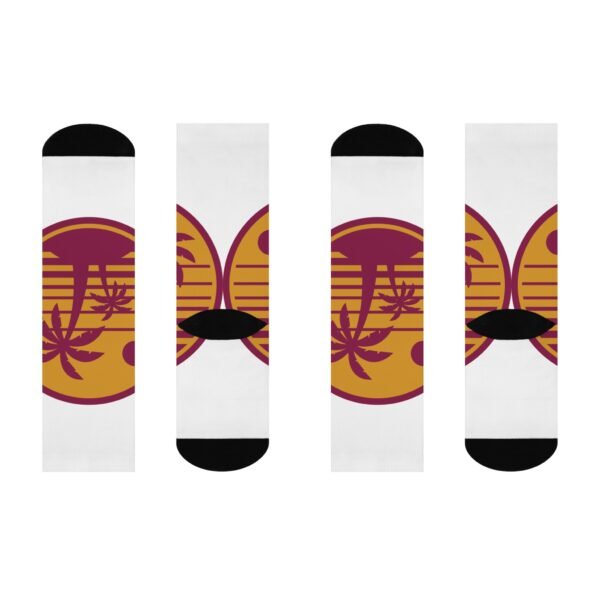 Beach Vibe Cushioned Crew Socks - Image 3