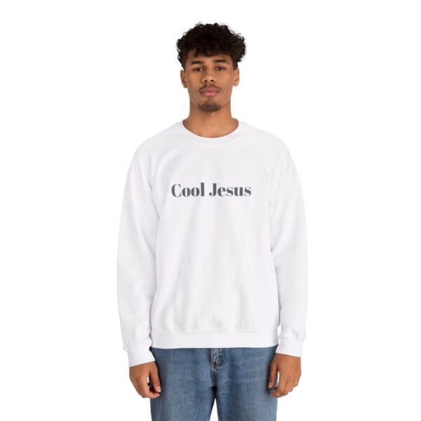 Cool Jesus Unisex Heavy Blend™ Crewneck Sweatshirt - Image 5