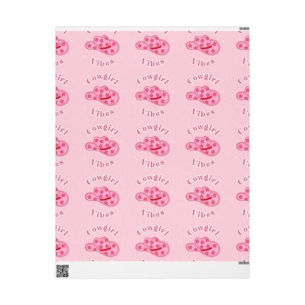 Cowgirl Wrapping Paper - Christmas Gift Wrap, Western Holiday Theme, Rodeo Gift Wrap, Cowgirl Party Supplies, Cowboy Wrapping Paper Roll - Image 7