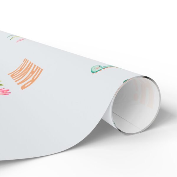 Dino Wrapping Papers, Rawr Theme, Birthday Christmas Gift Wrap Roll, Cute Dinosaurs Party Favors, Holiday Presents Packaging, Kids Crafts - Image 14