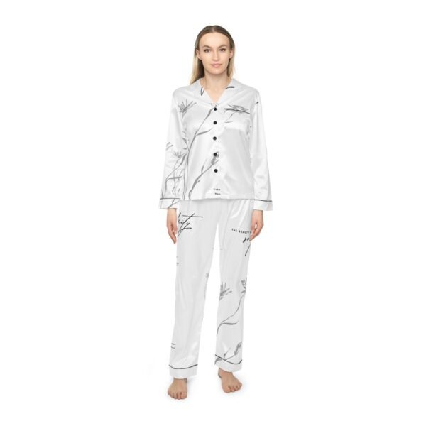 Simplicity Women's Satin Pajamas (AOP) - Image 3
