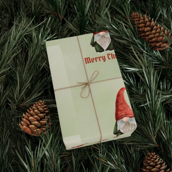 Gnome Christmas Wrapping Papers, Funny Holiday Gift Wrap, Festive Xmas Packaging Sheets, Cute Winter Present Wrap, Seasonal Decor Supplies - Image 23