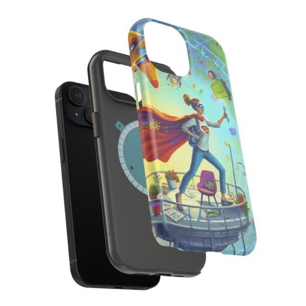 Chic CEO of Chaos Mom Themed Magnetic Tough Cases Iphone, Business Woman Gift, Boss Lady Phone Cover, Career Mom Accessory, Mother's Day - Image 89
