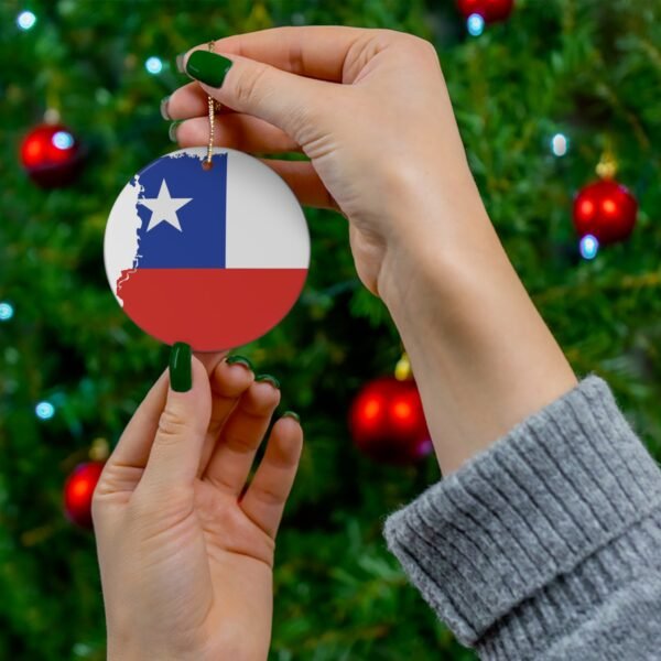 Ceramic Ornament Texas Circle - Image 3